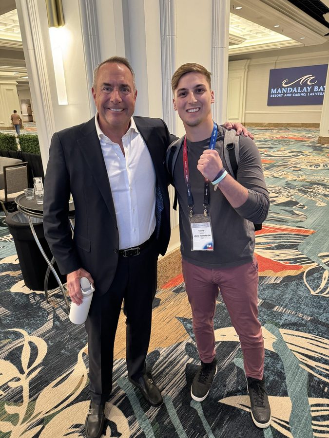 Trevor Amrein with Mark Willis